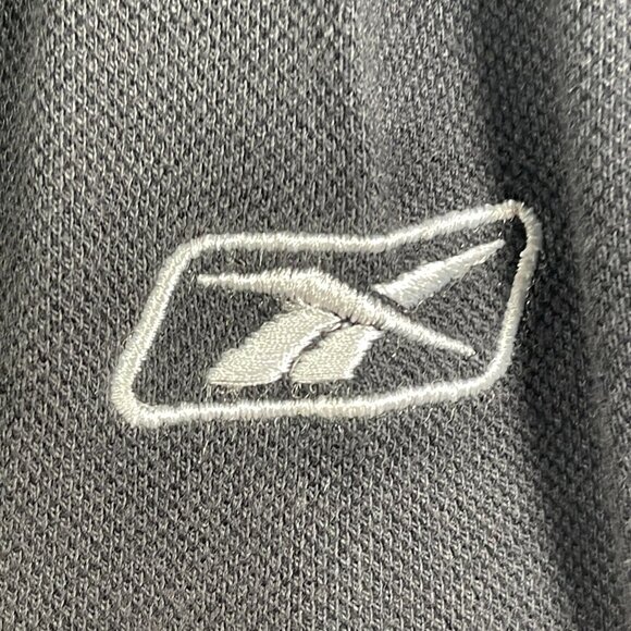 Atlanta Falcons Polo Shirt Mens M Black NFL Reebok Short Sleeve Embroidered NEW - Picture 4 of 11